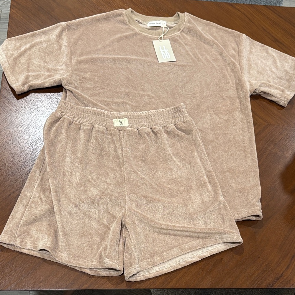 Women's Terry Shorts Set